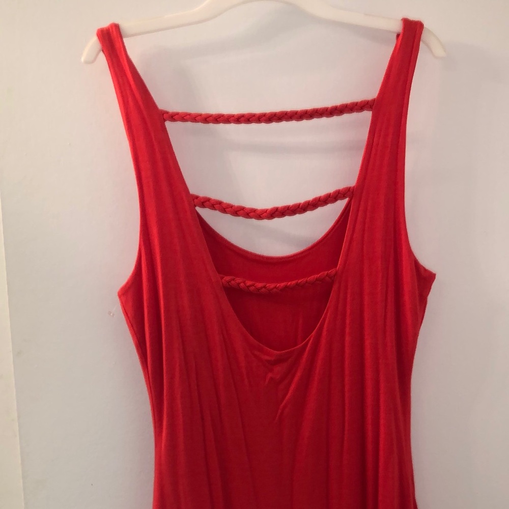 Coral Mini Dress (Size Small)